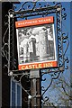 TQ7825 : Castle Inn inn sign by Philip Halling