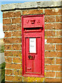 TM2283 : Crossroads Victorian Postbox by Geographer