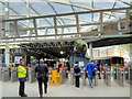 SJ8399 : New Ticket Barriers at Manchester Victoria Station, March 2015 by David Dixon