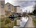 SE1437 : Leeds and Liverpool Canal, Warehouses at Wharf Street (3) by David Dixon