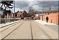 SK5236 : Tram tracks between the new interchange and Chilwell Road by David Lally