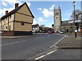 TM2972 : B1117 Vicarage Road, Laxfield by Geographer