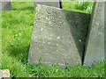 SK6929 : Hickling Churchyard - Belvoir Angel headstone by Alan Murray-Rust