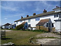 TR0567 : The former coastguard cottages at Shellness by Marathon