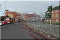 SJ6087 : Aftermath of major fire at Mr Smith's nightclub Warrington April 2015 by Matt Harrop