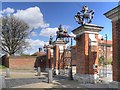 TQ1568 : Hampton Court Palace Gates by David Dixon