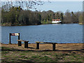 SU9669 : Benches by Virginia Water by Alan Hunt