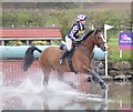 SJ5567 : Kelsall Hill Horse Trials: water complex by Jonathan Hutchins