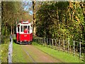 SD8304 : Vanguard Tram 619 Approaching the Whitegate Stop at Heaton Park Tramway by David Dixon