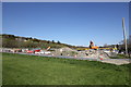 SH7217 : New Flood Defence Scheme Construction Work, Dolgellau. by Jeff Buck