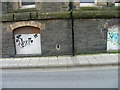 SN5882 : OSBM Flush Bracket S0468 - Queen's Hotel, Queen St., Aberystwyth by N Scott