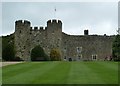 TQ0213 : Amberley Castle - South frontage by Rob Farrow