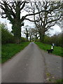 SO7289 : Lane above Astbury Hall by Richard Law