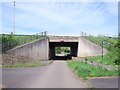 SK4429 : Back Lane passing under the A50 by Ian Calderwood