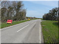 TR2243 : Road closed ahead and diversion sign by John Baker