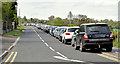 J1561 : Parked cars, Station Road, Moira (May 2015) by Albert Bridge