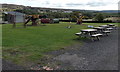 SO2210 : Whistle Inn picnic benches and children's play area, Garn-yr-erw by Jaggery