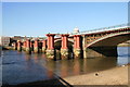 TQ3180 : Blackfriars bridges - new and old by Chris Allen