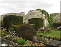 TQ0213 : Amberley Castle - Garden and ruins by Rob Farrow