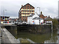 SO8218 : Entrance to Gloucester Docks by Chris Allen