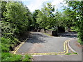 SO1610 : Turning area at the eastern end of Pont-y-gof, Ebbw Vale by Jaggery