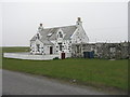 NM0547 : Tiree 'spotty' house by M J Richardson