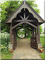 TM0780 : St.John the Baptist Church Lych Gate by Geographer