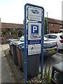 TM4462 : Valley Road Car Park sign by Geographer