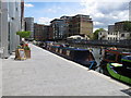 TQ2681 : Louisiana - narrowboat in Paddington Basin by David Hawgood