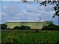 TL0846 : RAF Cardington, Airship hangars by Bikeboy