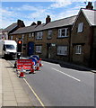 ST6332 : When red light shows wait here, Station Road, Castle Cary by Jaggery