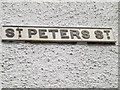 TM1644 : St.Peters Street sign by Geographer