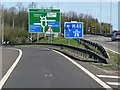 SU8590 : Sliproad to Northbound M40 at Handy Cross Junction by David Dixon