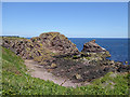 NT9267 : Headland and islet just south of St Abbs village by Oliver Dixon