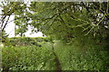 SJ8047 : Silverdale: footpath off Scot Hay Road by Jonathan Hutchins