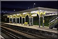 SJ2990 : Platform canopy, Birkenhead North railway station by El Pollock