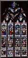 TF0645 : Kempe window, St Denys' church, Sleaford by Julian P Guffogg