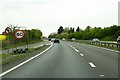 SU4978 : A slip road joins the A34 heading north by Steve Daniels