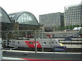 TQ3083 : Platform ends at Kings Cross station, from York Way by Christopher Hilton