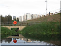 TQ3784 : Footbridge in the Olympic Park wetlands by Stephen Craven