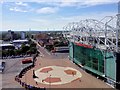 SJ8096 : Sir Matt Busby Way, Old Trafford by David Dixon