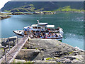 NG4819 : Landing stage at Loch na Cuilce by Oliver Dixon