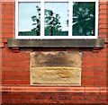 SJ9394 : Memorial Stones on Haughton Green Sunday School by Gerald England