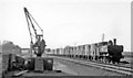 SP4909 : Up goods train near Wolvercote Junction, 1962 by Ben Brooksbank