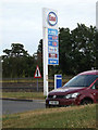 TL8820 : Esso Fuel Filling Station sign at Feering by Geographer