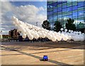 SJ8097 : Daytime Performance, Mini Burble at MediaCityUK by David Dixon