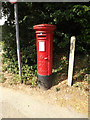 TM2836 : Almshouses George V Postbox by Geographer