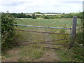 TL0596 : Gate and field entrance near Nassington by Richard Humphrey