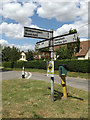 TM1468 : Roadsign on Hall Road by Geographer