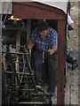 NY3224 : Threlkeld Quarry & Mining Museum - steam excavator driver by Chris Allen